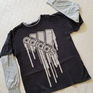 boys long sleeve adidas tee